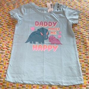 The Children's Place Toddler Girls Size 5T New NWT Valentine’s Day Daddy Shirt